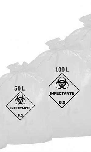 saco de lixo branco infectante saco de lixo branco infectante