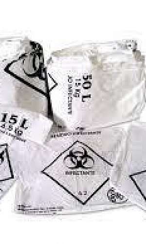 Saco de lixo hospitalar Saco de lixo hospitalar