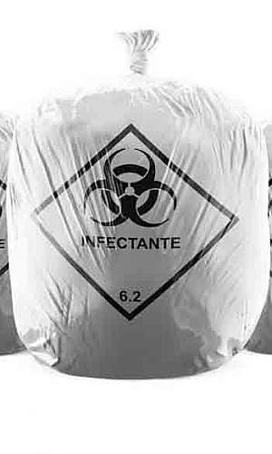 Saco de lixo infectante Saco de lixo infectante